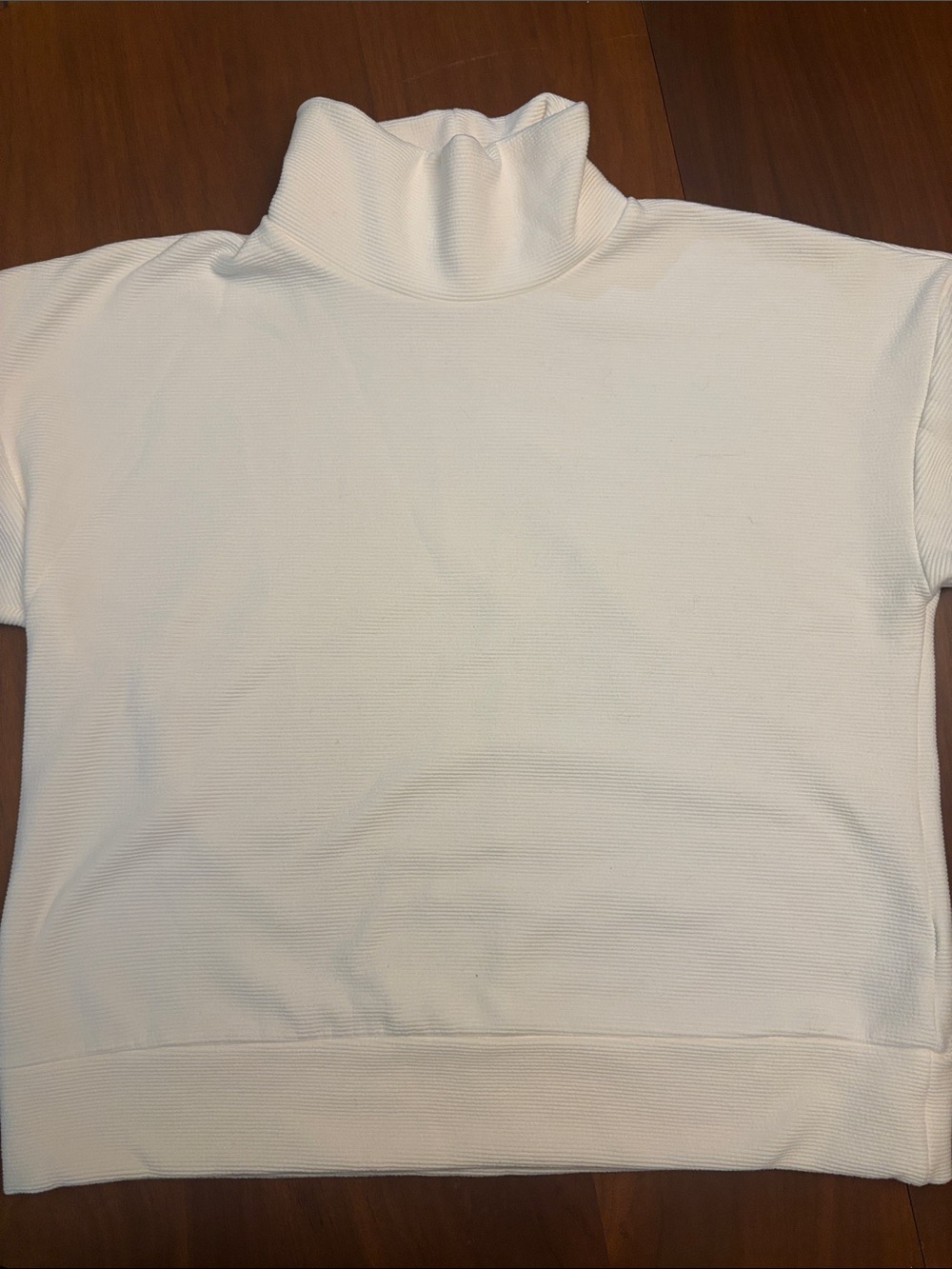 Banana Republic Classic White Turtleneck Sweatshirt- Women's